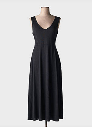 Robe mi-longue sans manche sans manche noir LOLA ESPELETA femme