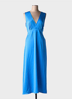 Robe longue sans manche sans manche bleu MOLLY BRACKEN femme