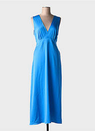 Robe longue sans manche sans manche bleu MOLLY BRACKEN femme