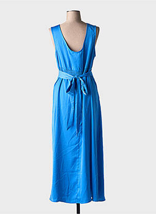 Robe longue sans manche sans manche bleu MOLLY BRACKEN femme