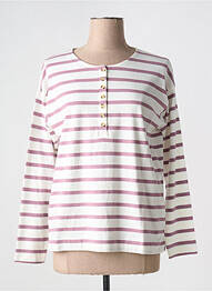 T-shirt manches longues manches longues violet B.YOUNG femme