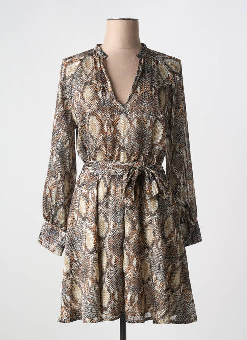 Robe courte marron MORGAN pour femme