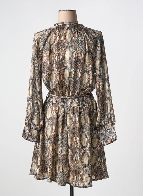 Robe courte marron MORGAN femme