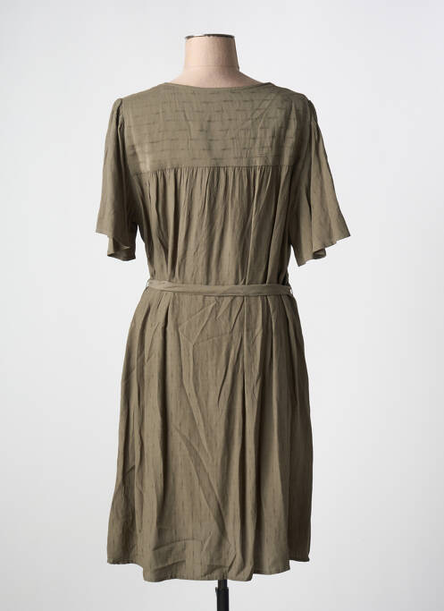 Robe mi-longue vert VILA pour femme