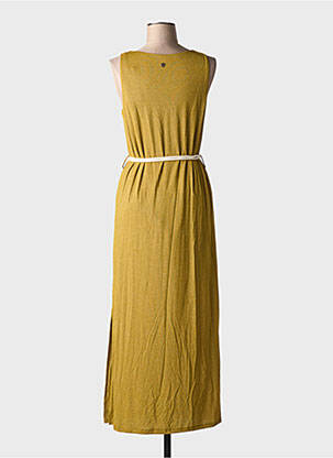 Robe longue coupe évasée sans manche vert LOLA ESPELETA femme