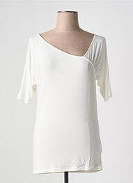 Top manches courtes manches courtes blanc SALSA femme
