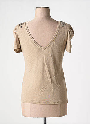 Top manches courtes manches courtes beige MORGAN femme