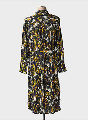 Robe longue manches longues manches longues noir VILA femme