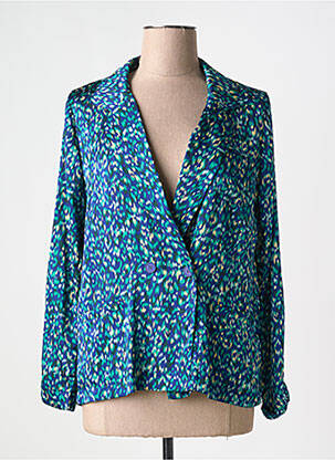 Blazer manches longues bleu MOLLY BRACKEN femme