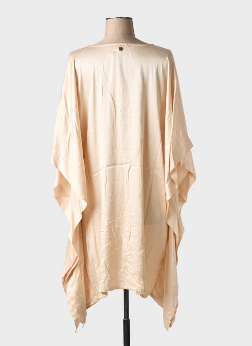 Robe mi-longue beige LOLA ESPELETA pour femme