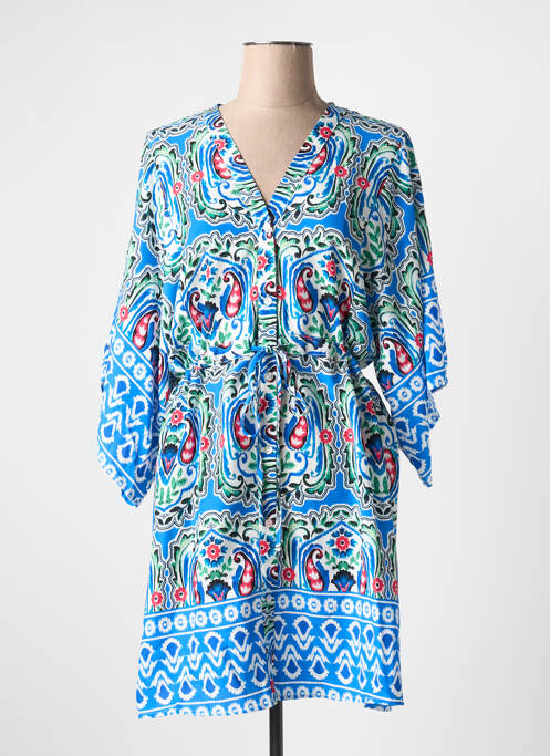 Robe mi-longue bleu MOLLY BRACKEN femme