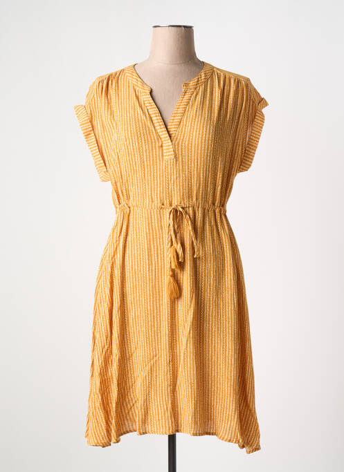 Robe mi-longue jaune MOLLY BRACKEN pour femme