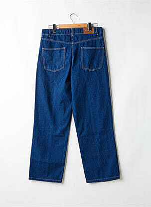 Jeans coupe droite stretch taille normale bleu WANF homme
