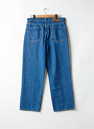 Jeans coupe droite stretch taille normale bleu WANF homme