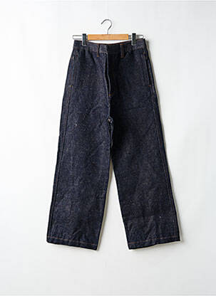 Jeans coupe large stretch taille haute bleu AMI ALEXANDRE MATTIUSSI homme