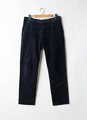 Pantalon chino fermeture zippée sous rabat avec crochet taille normale bleu GANT homme