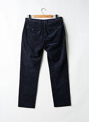 Pantalon chino fermeture zippée sous rabat avec crochet taille normale bleu GANT homme