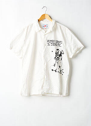 Chemise manches courtes beige WE ARE NOT FRIENDS homme