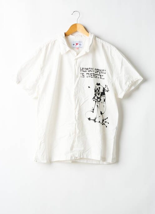 Chemise manches courtes beige WE ARE NOT FRIENDS homme