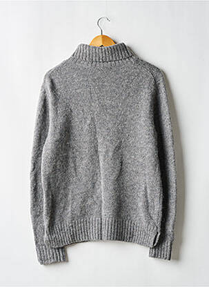 Pull col roulé tissage chiné manches longues gris CLOSED femme