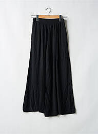 Pantalon large tissage crêpe taille normale noir BAHAAR femme