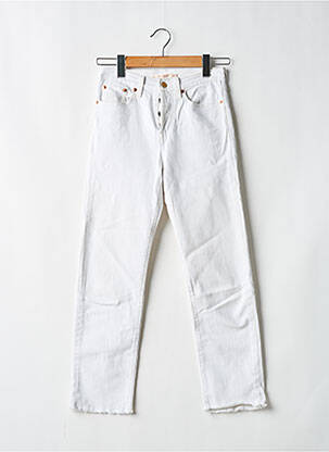 Jeans coupe droite stretch taille normale blanc LEVIS femme