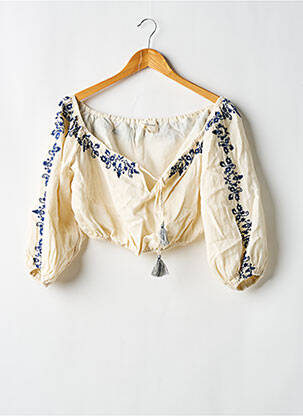 Top beige BAHAAR femme