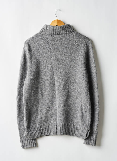 Pull col roulé tissage chiné manches longues gris CLOSED femme
