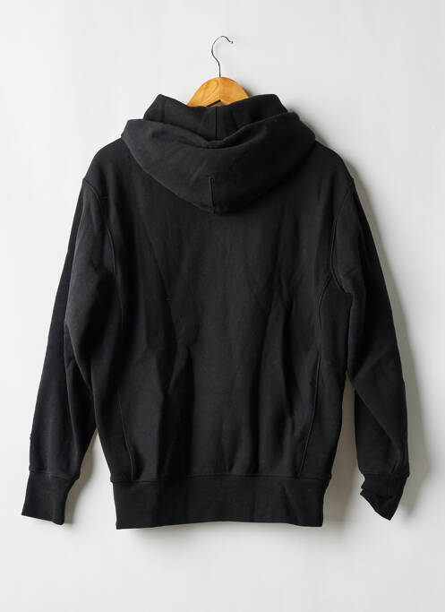 Sweat-shirt à capuche col v manches longues noir CHAMPION femme