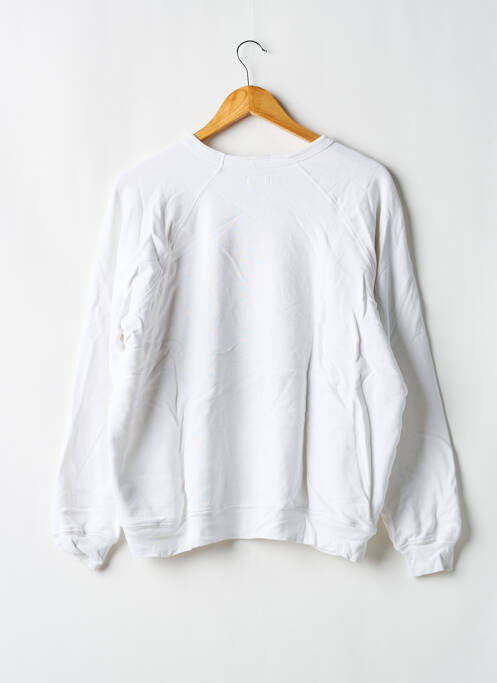Sweat-shirt stretch manches longues blanc MOTHER femme