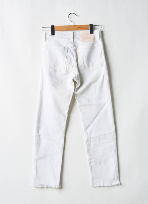 Jeans coupe droite stretch taille normale blanc LEVIS femme