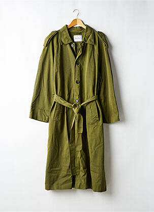 Trench poches sans capuche vert AMERICAN VINTAGE homme