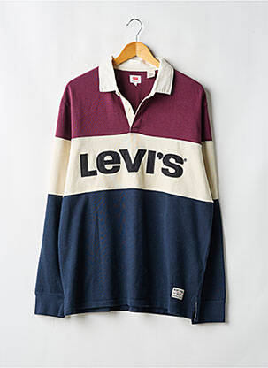 Polo violet LEVIS homme