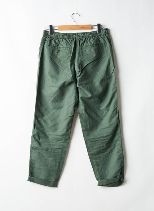 Pantalon chino tissage popeline taille normale vert UNIQLO homme