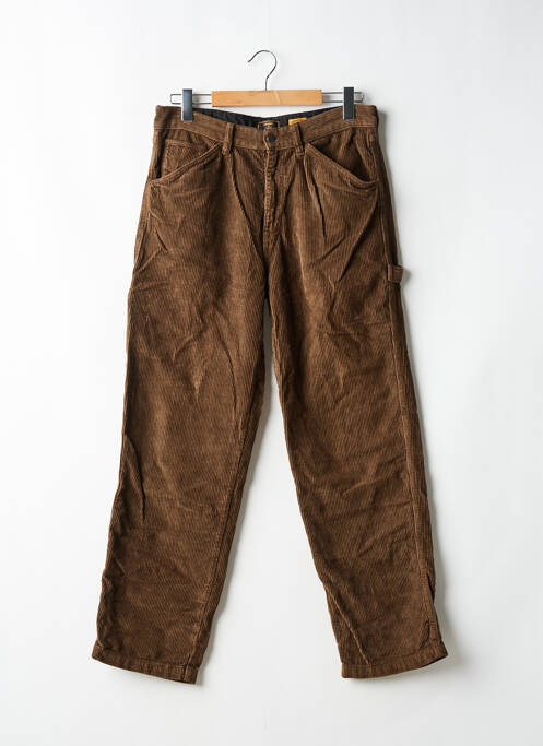 Pantalon droit marron SUPERDRY homme