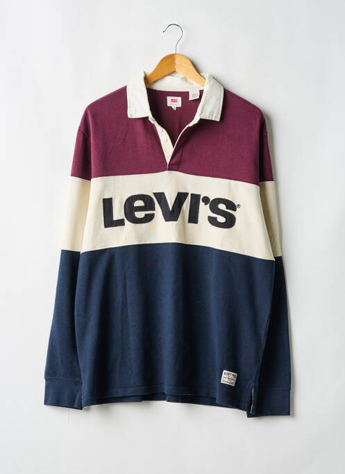 Polo violet LEVIS homme