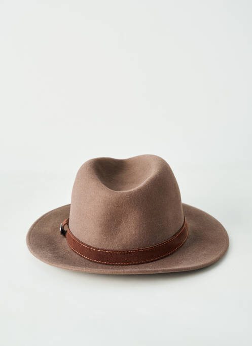 Chapeau marron BORSALINO homme