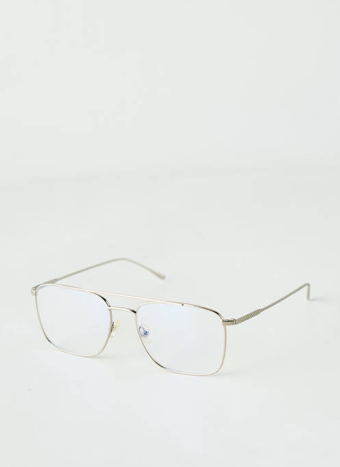 Lunettes de soleil argent LACOSTE homme