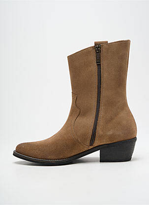 Bottines/boots bout pointu talon de 4 à 6cm marron MINKA DESIGN femme