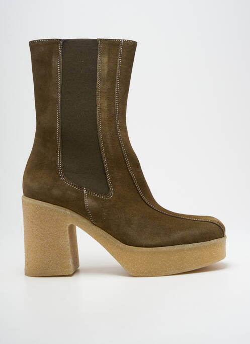 Bottines/Boots vert MINKA DESIGN pour femme