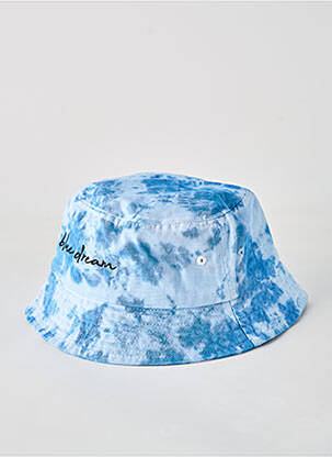 Chapeau forme bob bleu THE SUNRISE SHACK HAWAII femme