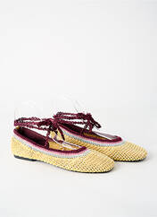 Ballerines jaune PULL & BEAR pour femme seconde vue