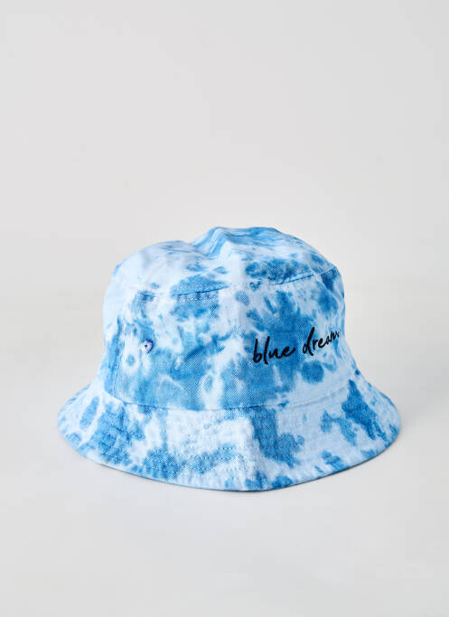 Chapeau forme bob bleu THE SUNRISE SHACK HAWAII femme