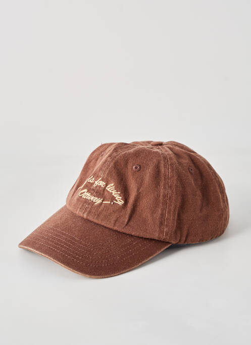 Casquette broderie marron OTTWAY femme