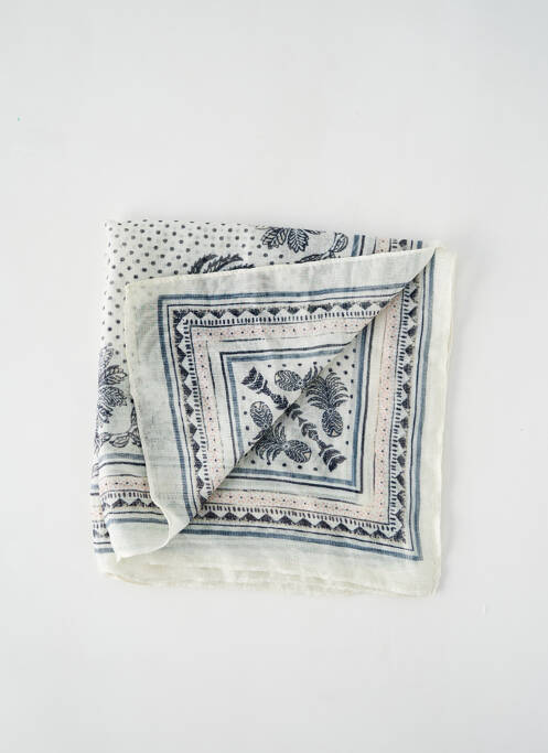 Foulard effet matière satinée gris SANS MARQUE femme