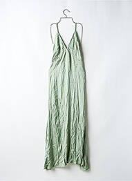 Robe longue sans manche sans manche vert PRETTY WIRE femme
