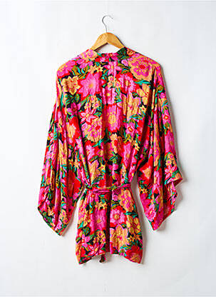 Veste kimono manches longues rose BILLABONG femme