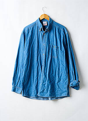 Chemisier coupe droite manches longues bleu SCREEN STAR BEST femme