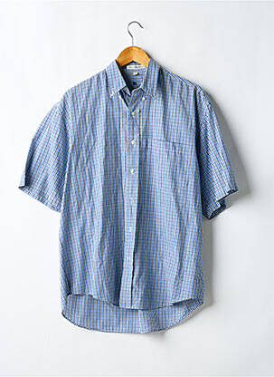 Chemise manches courtes coupe droite bleu CELIO homme