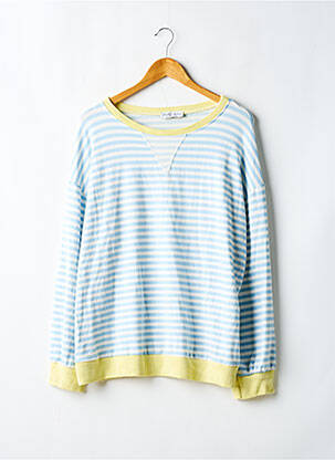 Pull stretch manches longues bleu PRETTY WIRE femme